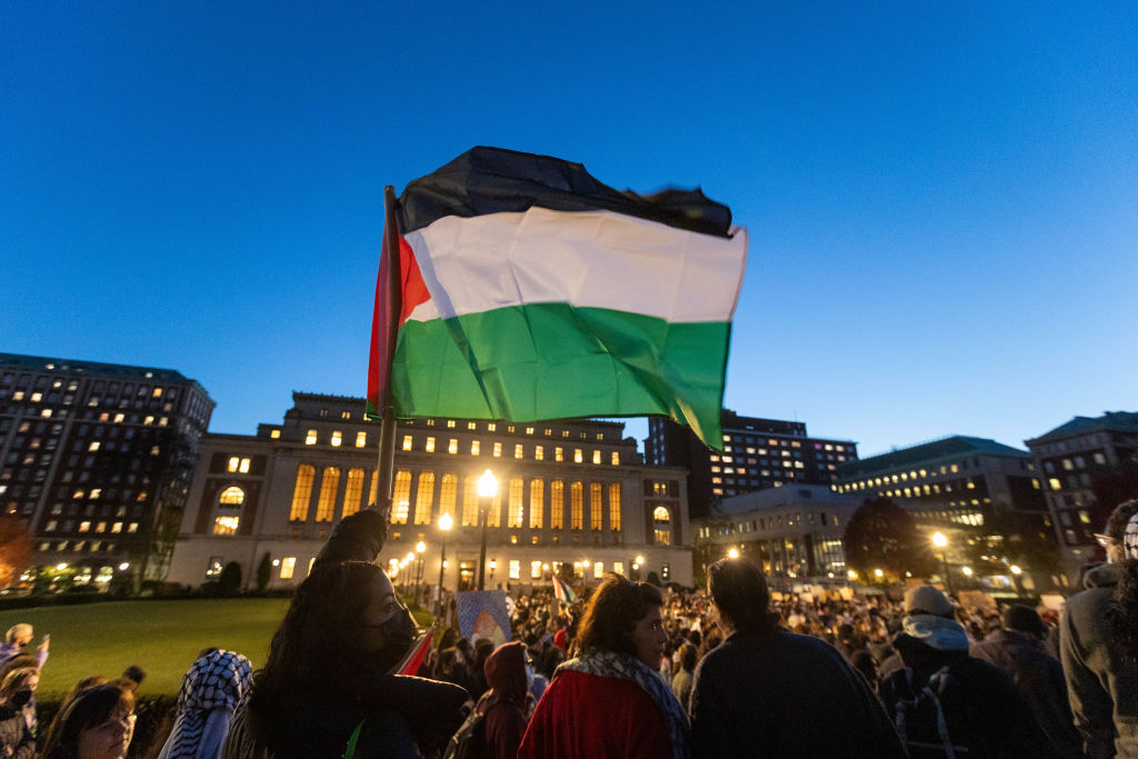 Pro-Palestinean demonstration at Columbia University