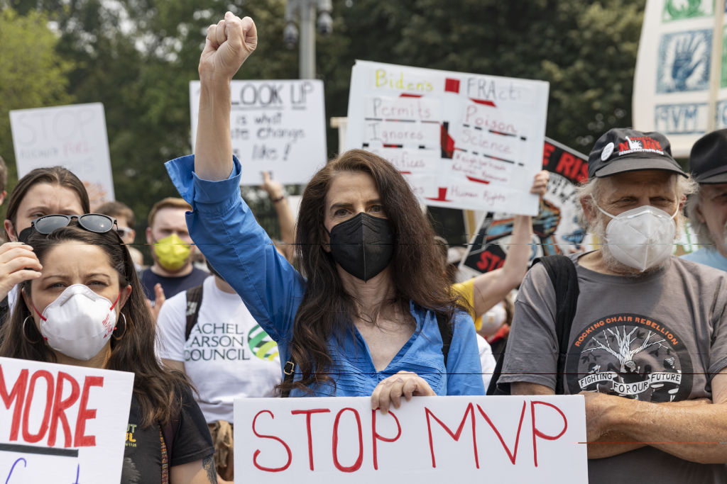 Mountain Valley Pipeline protest in DC