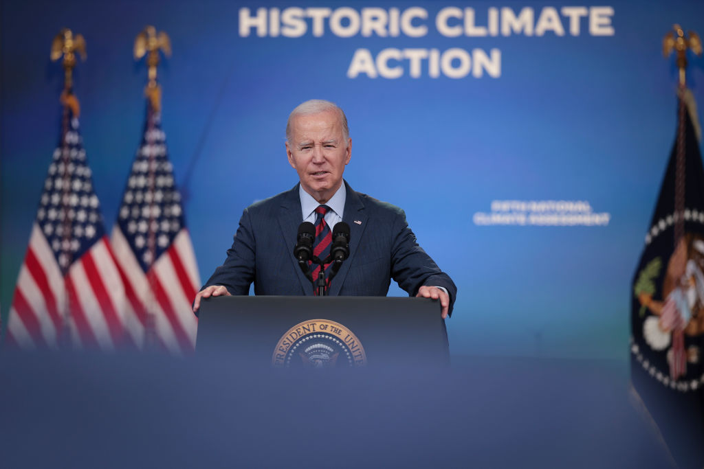 President Biden Delivers Remarks On His Administration's Efforts To Combat Climate Change