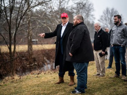 Trump East Palestine Ohio train derailment