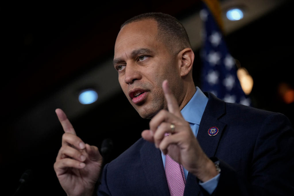 Democratic House Leader Rep. Hakeem Jeffries Holds His Weekly News Conference