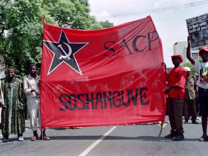 SOUTH AFRICA-POLITICS-REFERENDUM-MARCH-SACP-APARTHEID