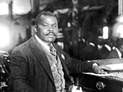 Marcus Garvey At His Desk