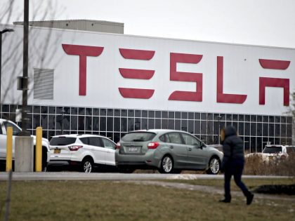 Tesla Inc.'s Solar Panel Factory As Workers Try To Unionize