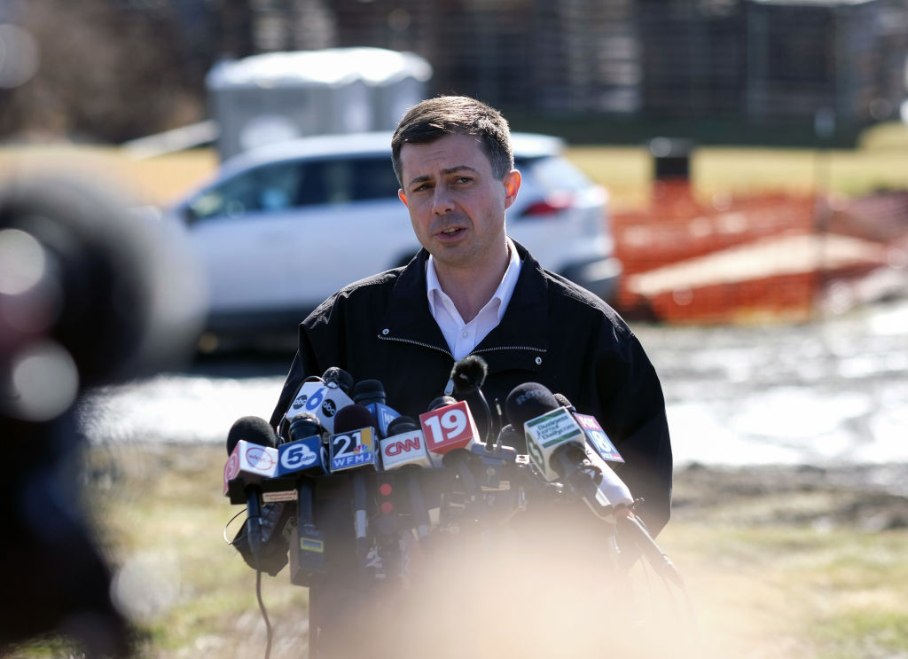 Transportation Secretary Pete Buttigieg Visits Ohio Derailment Site