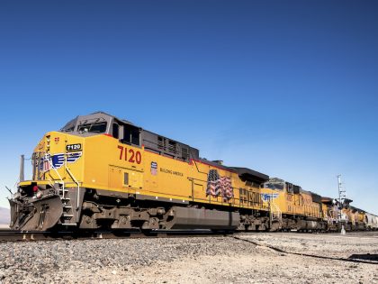 Union Pacific freight train