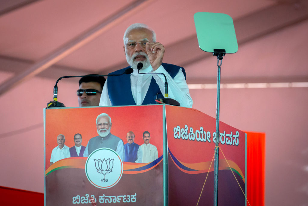 India's PM Modi Addresses Crowds in Poll-Bound Karnataka