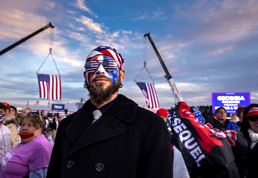 President Trump Holds Campaign Rally For GOP Senate Candidates Ahead Of Runoff Election