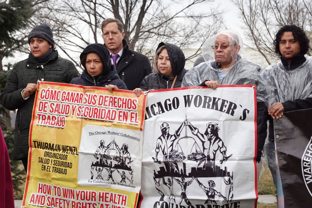 People Protest Outside Hearthside Foods Facility After Reports Of The Exploitation Of Child Migrant Workers