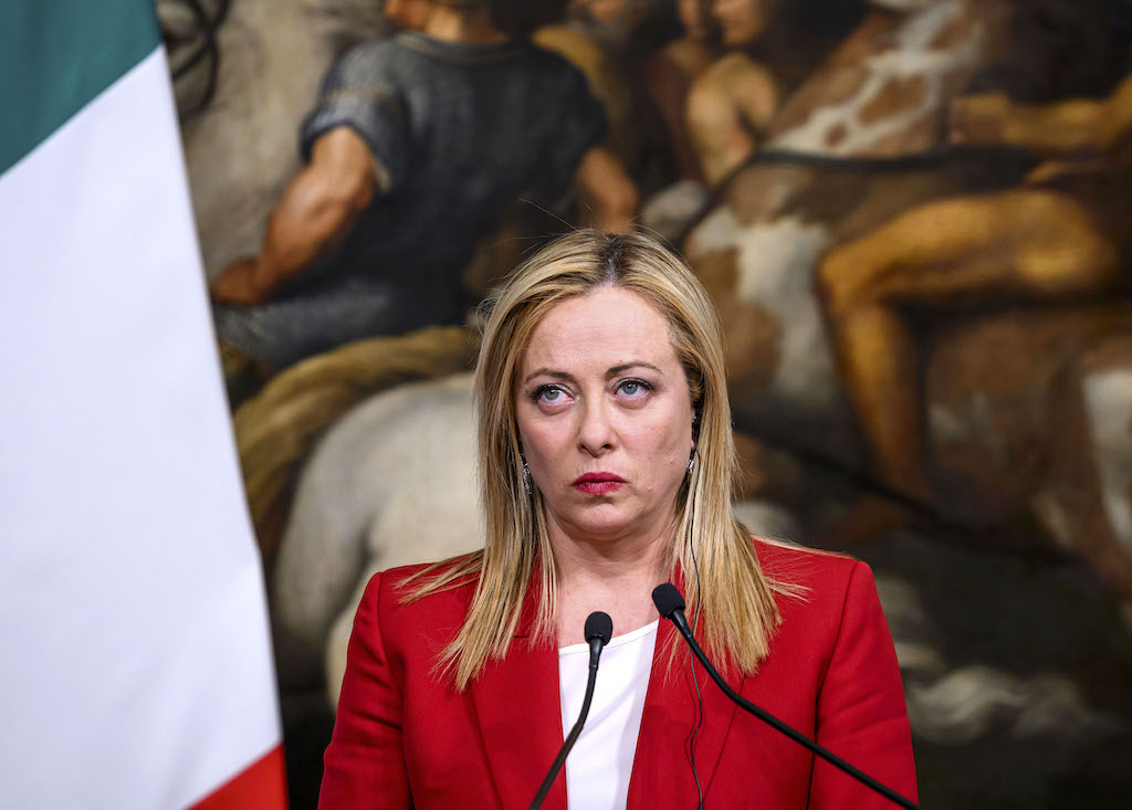 PM Giorgia Meloni Meets Prime Minister Of The Netherlands Mark Rutte