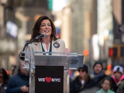 NY Governor Kathy Hochul And NYC Mayor Eric Adams Launch 'We Love NY' Campaign