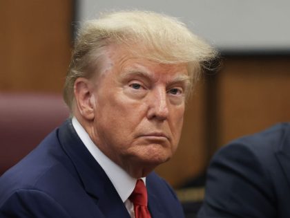 Former US President Donald Trump Attends Court For Arraignment