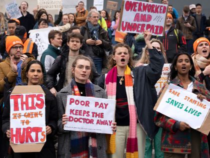 Junior Doctors Strike Rally In London