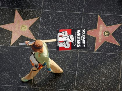 Other Unions Join Striking Writers For March Down Hollywood Blvd