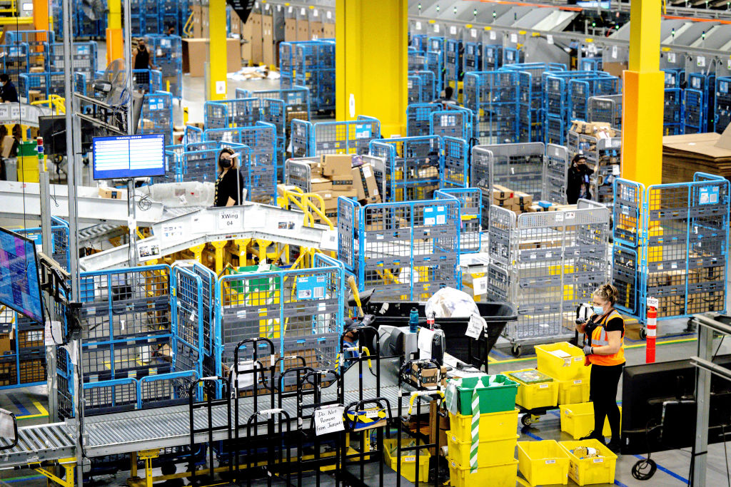 Amazon warehouse in Eastvale