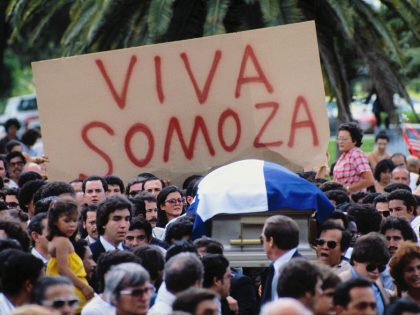 Casket Containing Anastasio Somoza