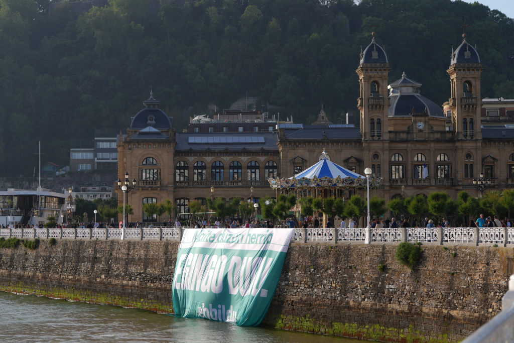 Closing Of Eh Bildu's Campaign In San Sebastian