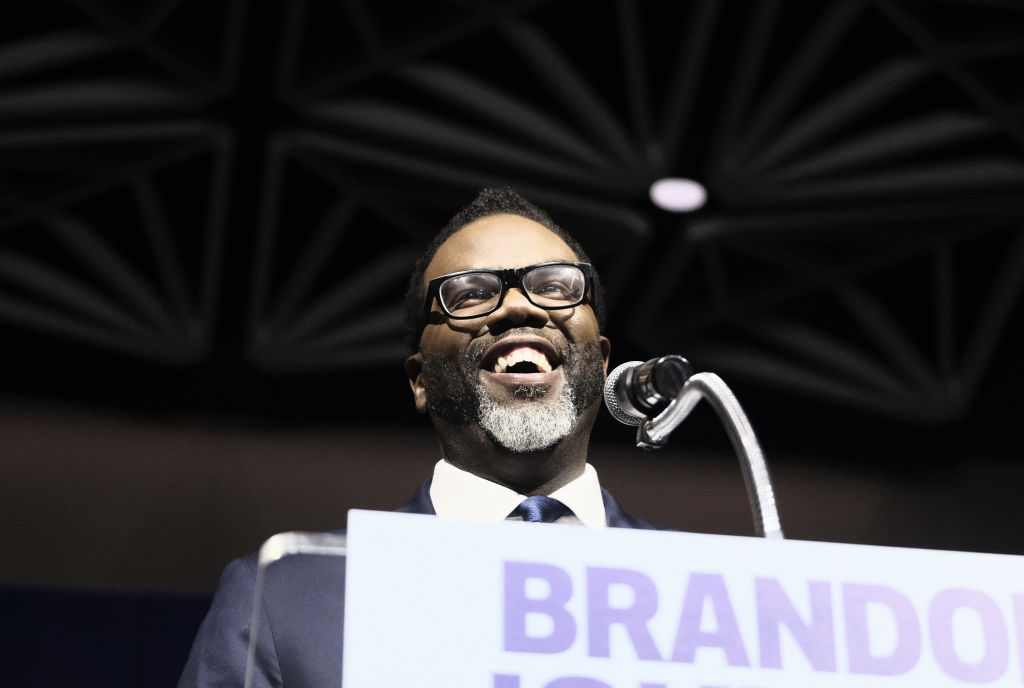 Chicago Mayoral Candidate Brandon Johnson Holds Election Night Event