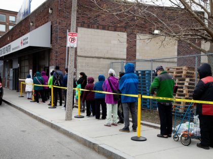 Lines Stretch Down the Block at Food Banks as Costs Go Up and Pandemic Aid Expires