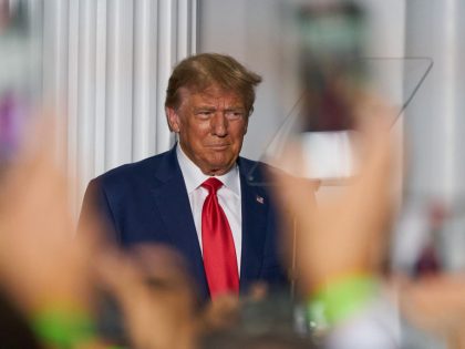 Former President Donald Trump Speaks At Trump National Golf Club Bedminster