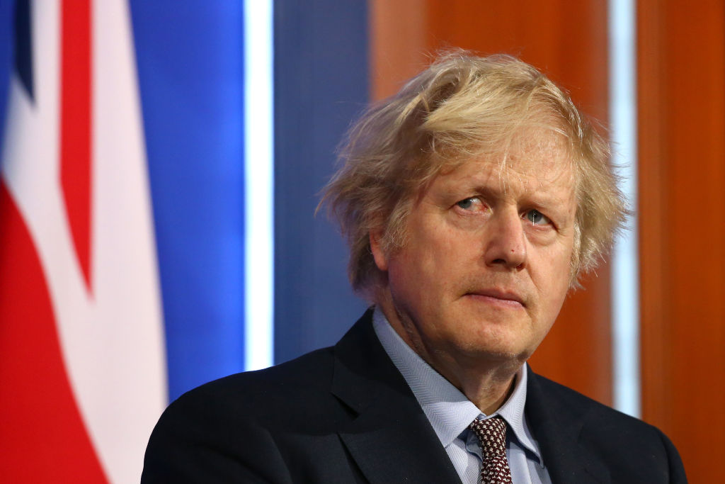 Boris Johnson Holds Virtual Press Conference On The Coronavirus Pandemic