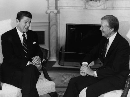 Ronald Reagan And Jimmy Carter