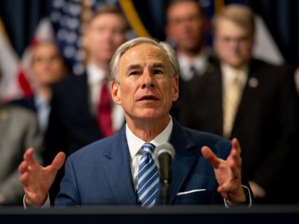Texas Governor Abbott Holds Border Security Bill Signing At Texas Capitol