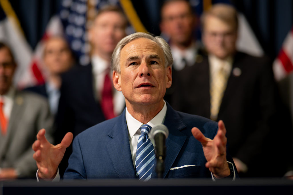 Texas Governor Abbott Holds Border Security Bill Signing At Texas Capitol
