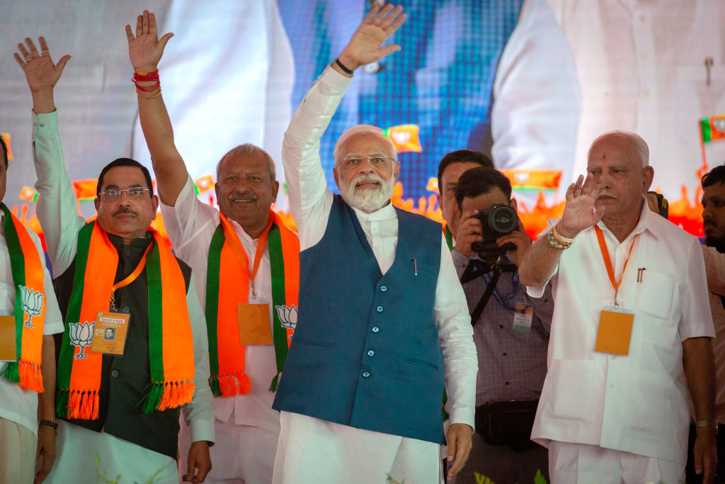 India's PM Modi Addresses Crowds in Poll-Bound Karnataka
