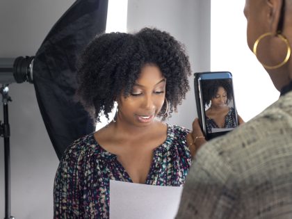 Actress Self Tape Audition via Cell Phone