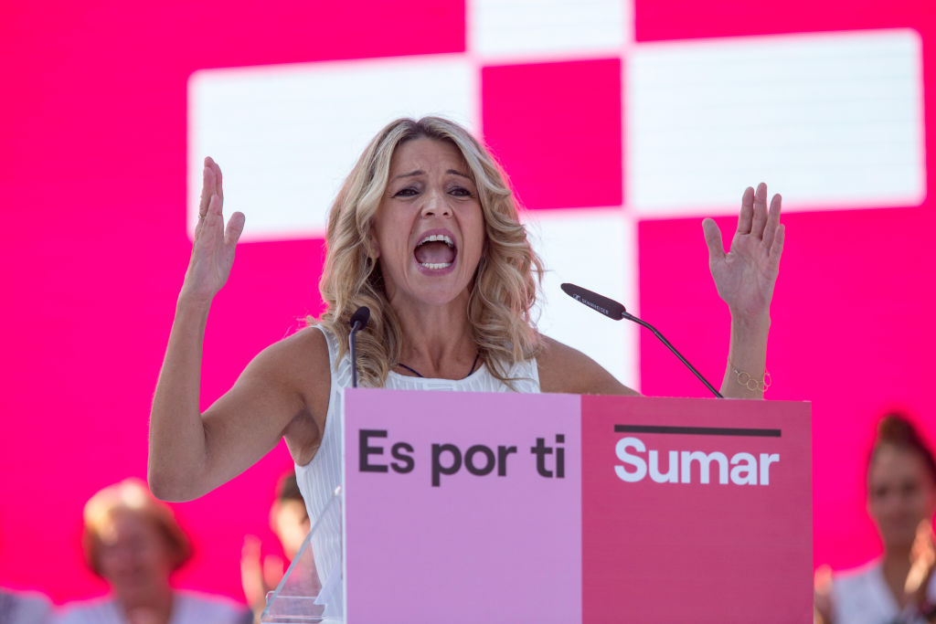 Yolanda Diaz at Sumar Party Closing Rally