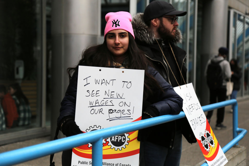 Federal employees in Canada go on strike