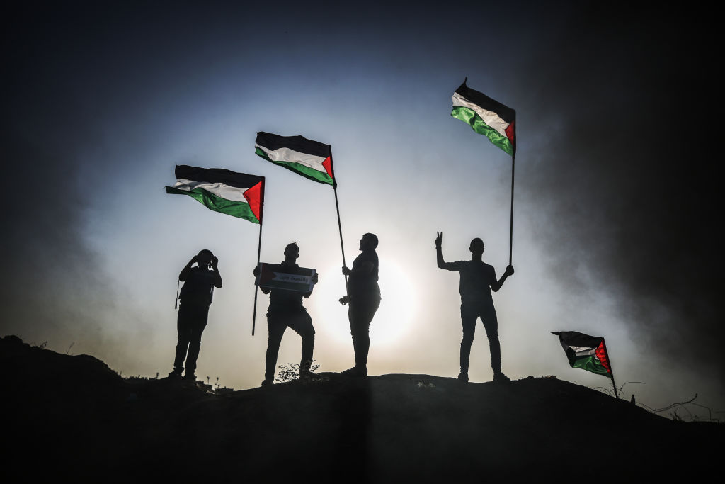 Protest in Gaza against Israel's attacks in Jenin