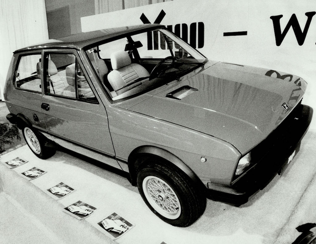 The Yugo 55: Canadian distributor of the boxy two-door Yugo; which is selling for $3;990 (U.S;); say