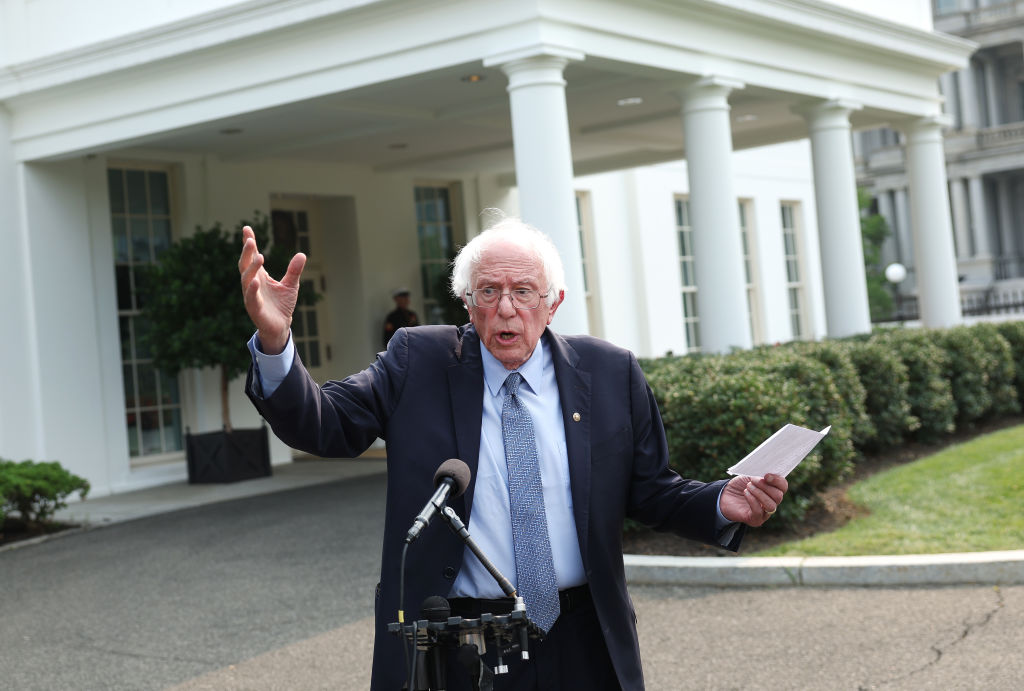 Sen. Sanders Meets With President Biden At The White House To Discuss Labor Issues