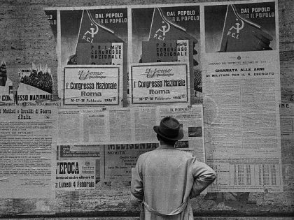 Political posters. Rome (Italy), 1946.