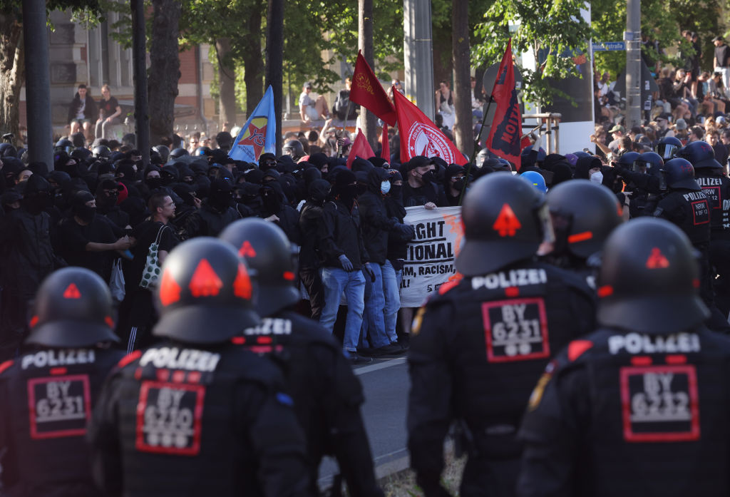 Leftist "Day X" Protests In Leipzig Following Lina E. Verdict