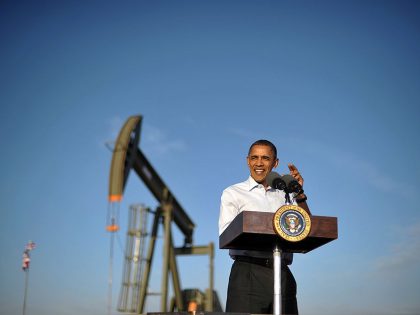 US President Barack Obama speaks at an o