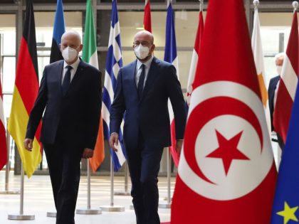 Tunisia's President Kais Saied Meets European Union Leaders