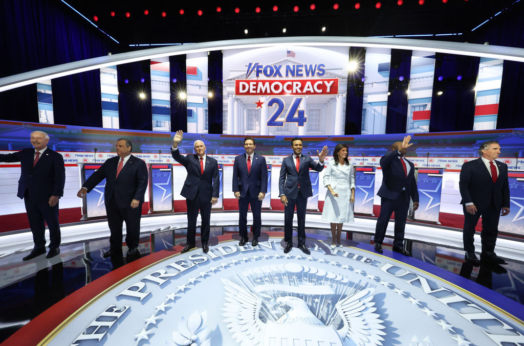Presidential Hopefuls Square Off In First GOP Debate