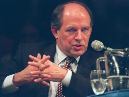 Charles Murray, author of the controversial book The Bell Curve. explains his research methods in response to a student's question during a debate with Dr. Alvin Poussaint of Harvard held in the Skinner Memorial Chapel on the Carleton College Campus in No