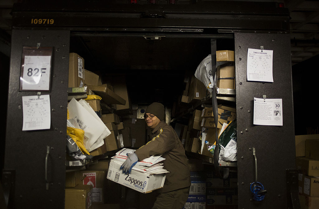 Inside A United Parcel Service Inc. Distribution Facility On Cyber Monday