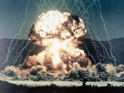 Nuclear Explosion MET in Nevada Desert
