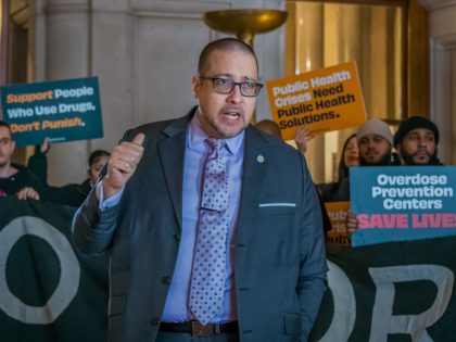 Senator Gustavo Rivera, Sponsor of the Safer Consumption