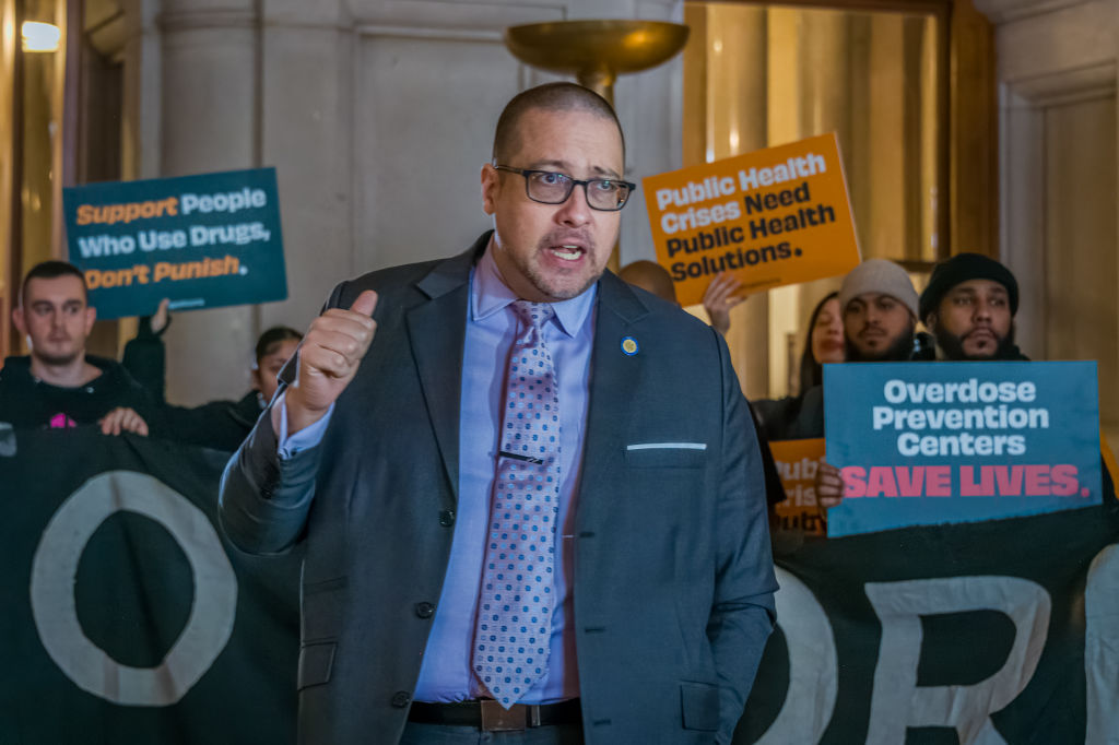 Senator Gustavo Rivera, Sponsor of the Safer Consumption
