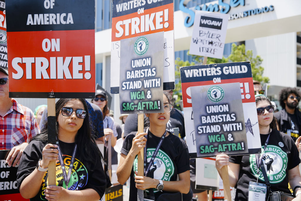 Starbucks Union members join SAG-AFTRA and WGA on strike