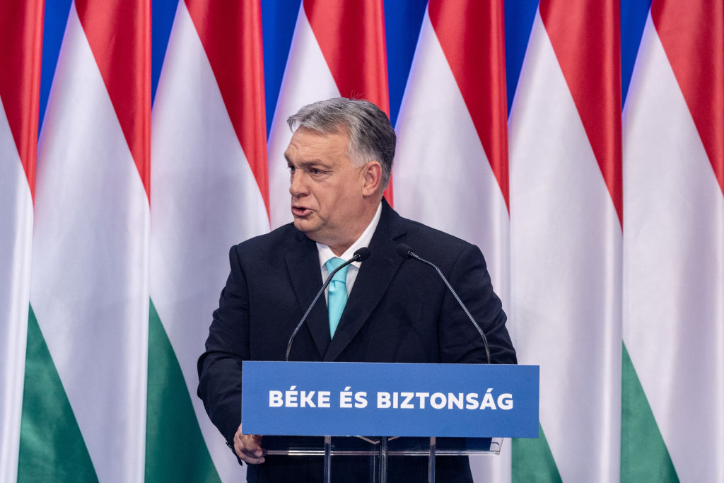 Hungarian PM Orban Holds State Of The Nation Speech