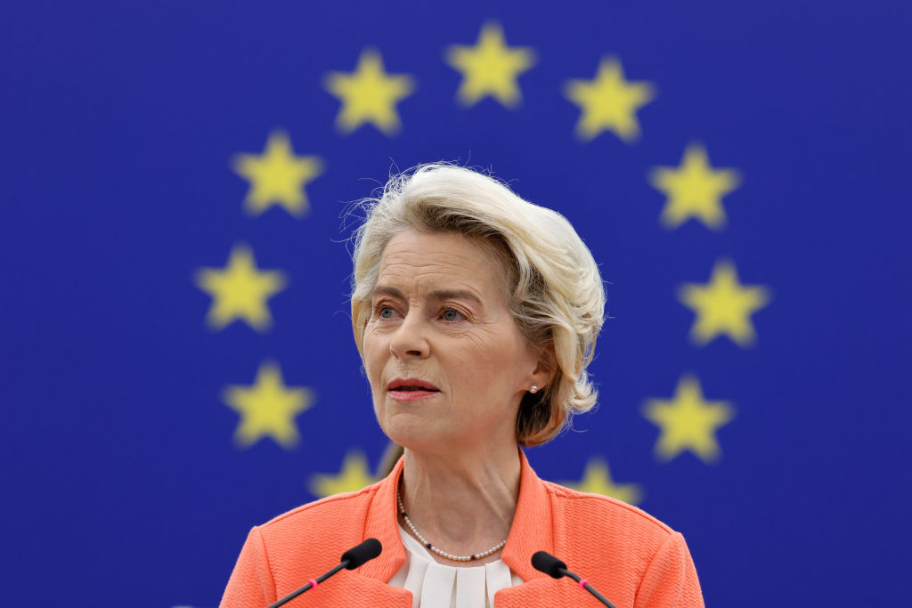 European Commission President Ursula von der Leyen Delivers State Of The Union Speech