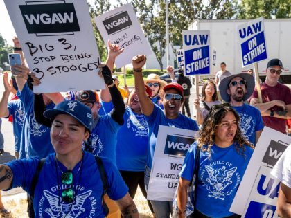 Striking UAW in Ontario, CA.