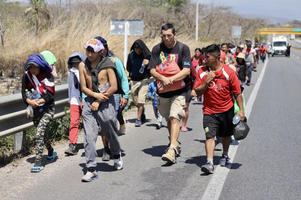 Migrants escaped from shelter in Berriozabal